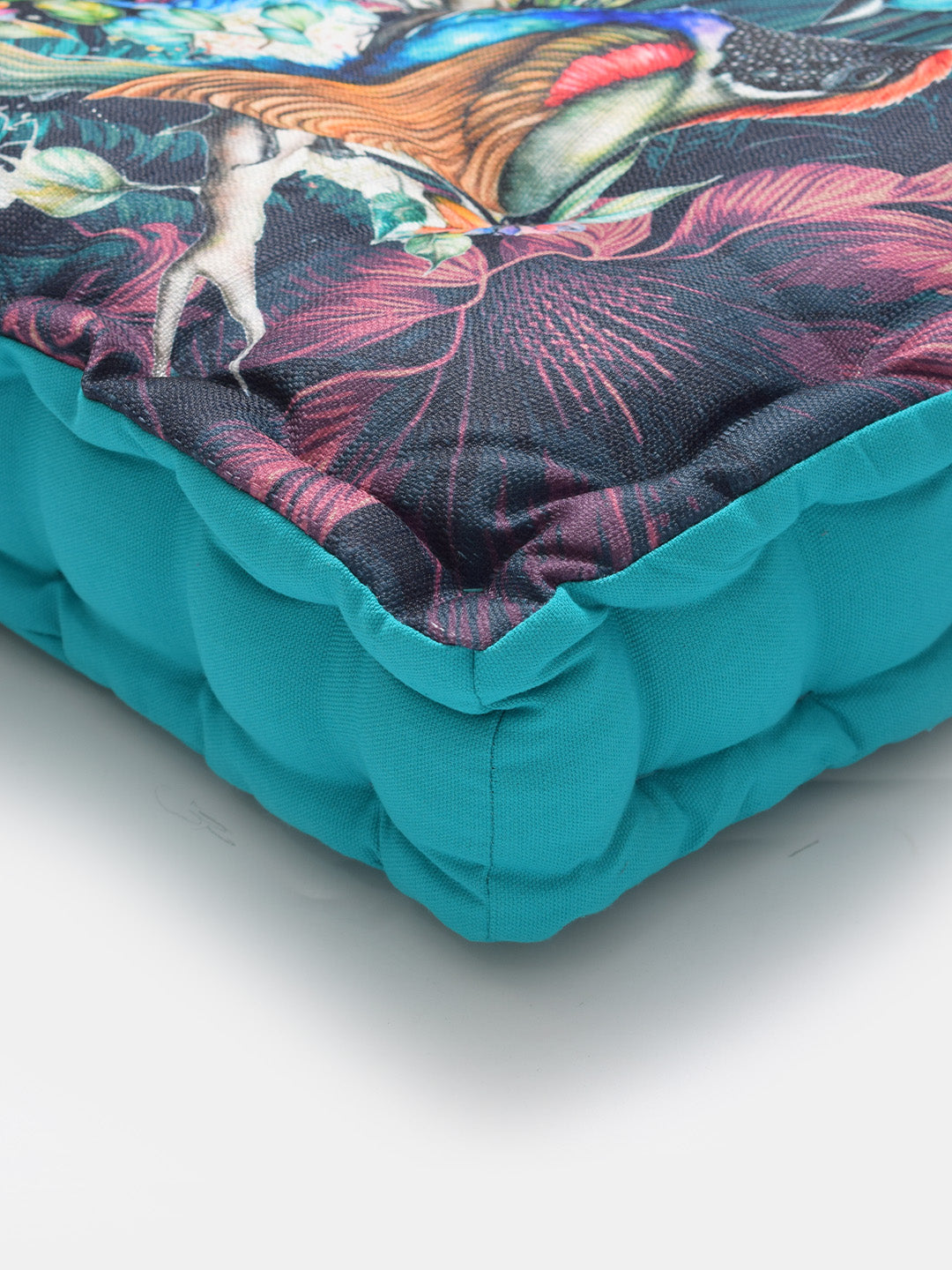 Blanc9 Birdhouse Digitally Printed Floor Cushion
