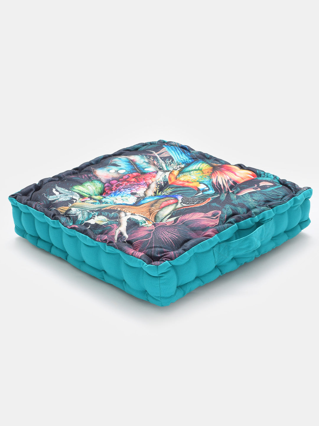 Blanc9 Birdhouse Digitally Printed Floor Cushion