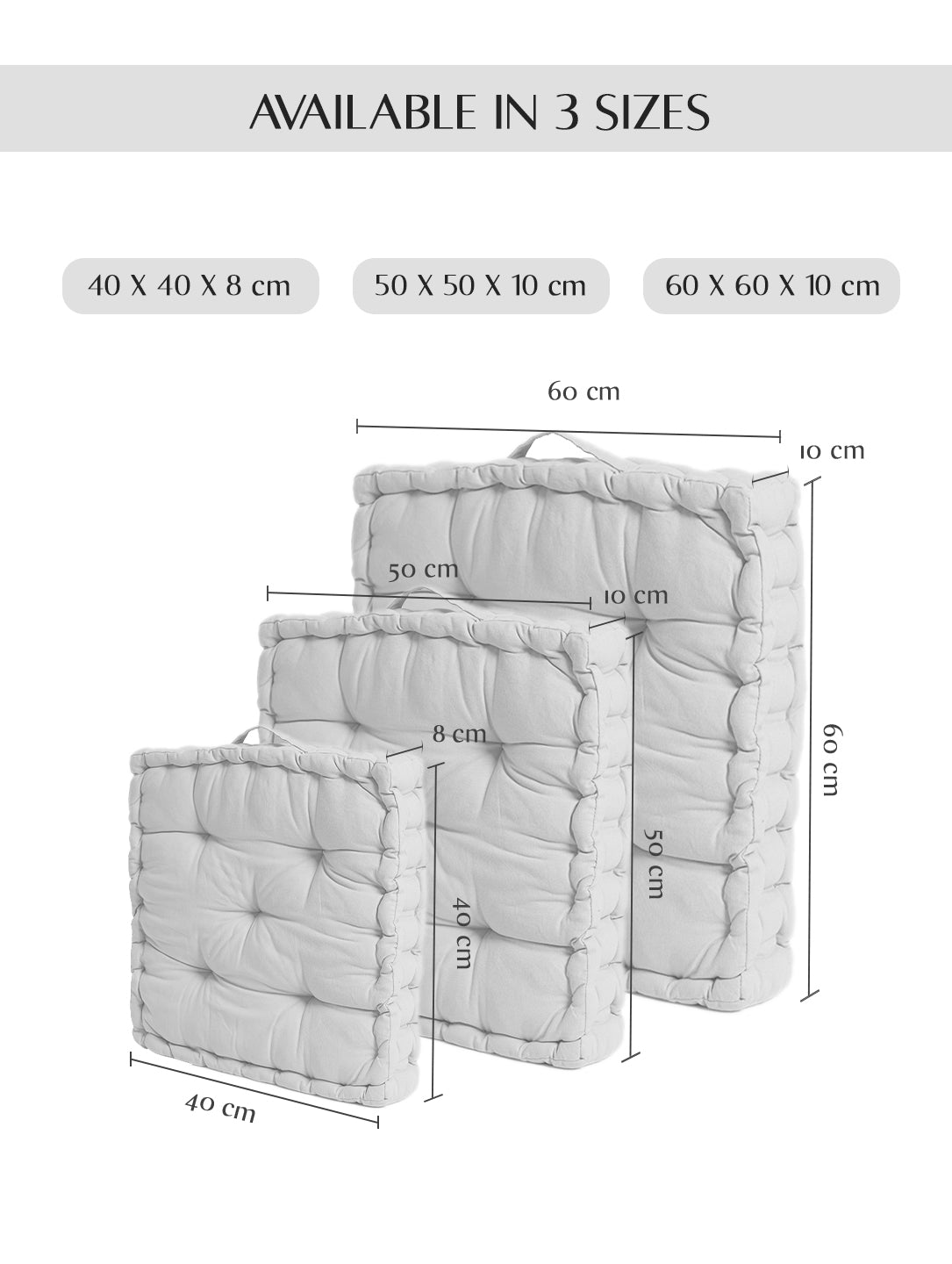 Nightingale Digitally Printed Floor Cushion