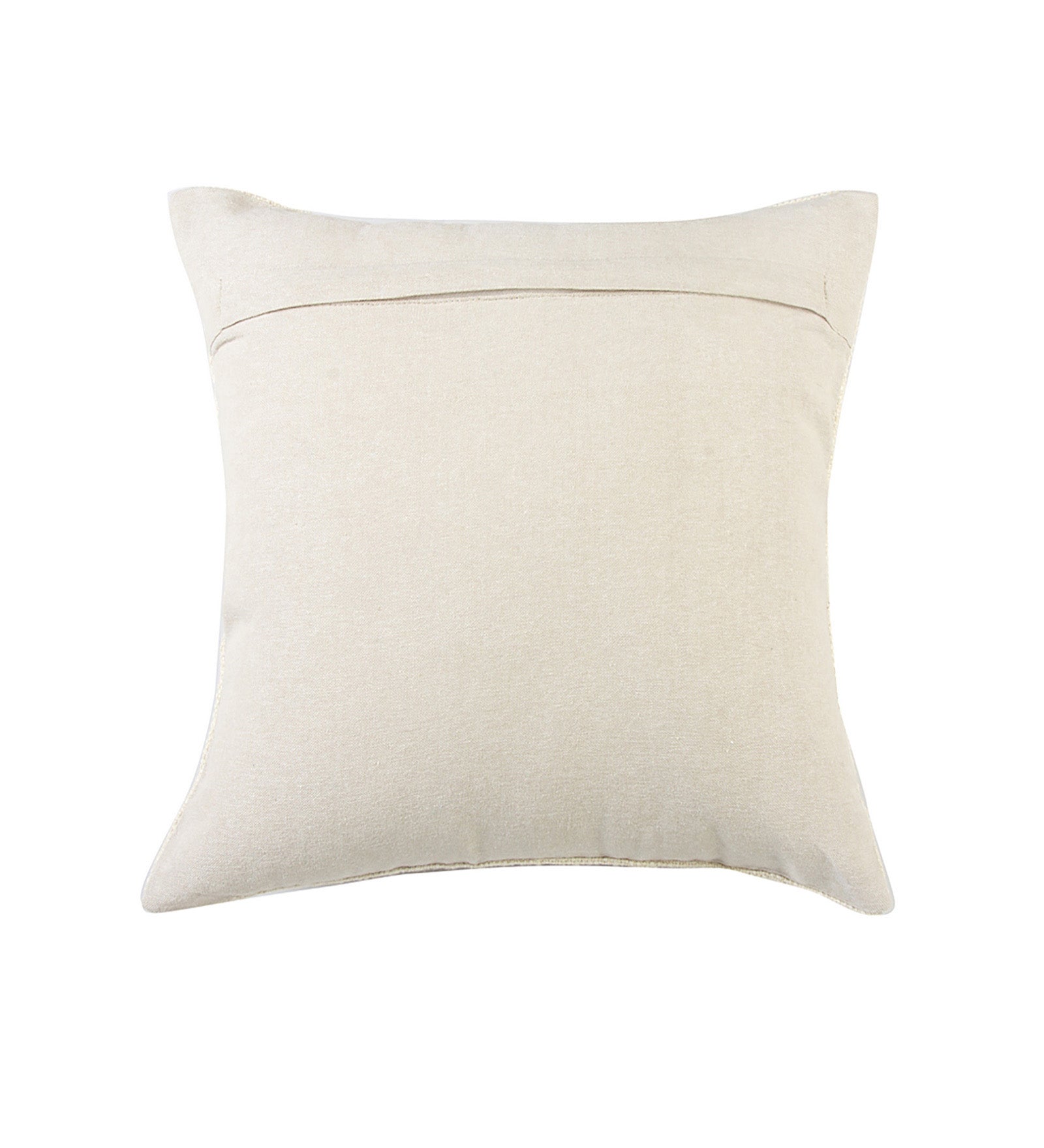 Blanc9 Set of 3 Serene Leaf Hand Embroidery with Ecru 40x40 CM Cushion Covers