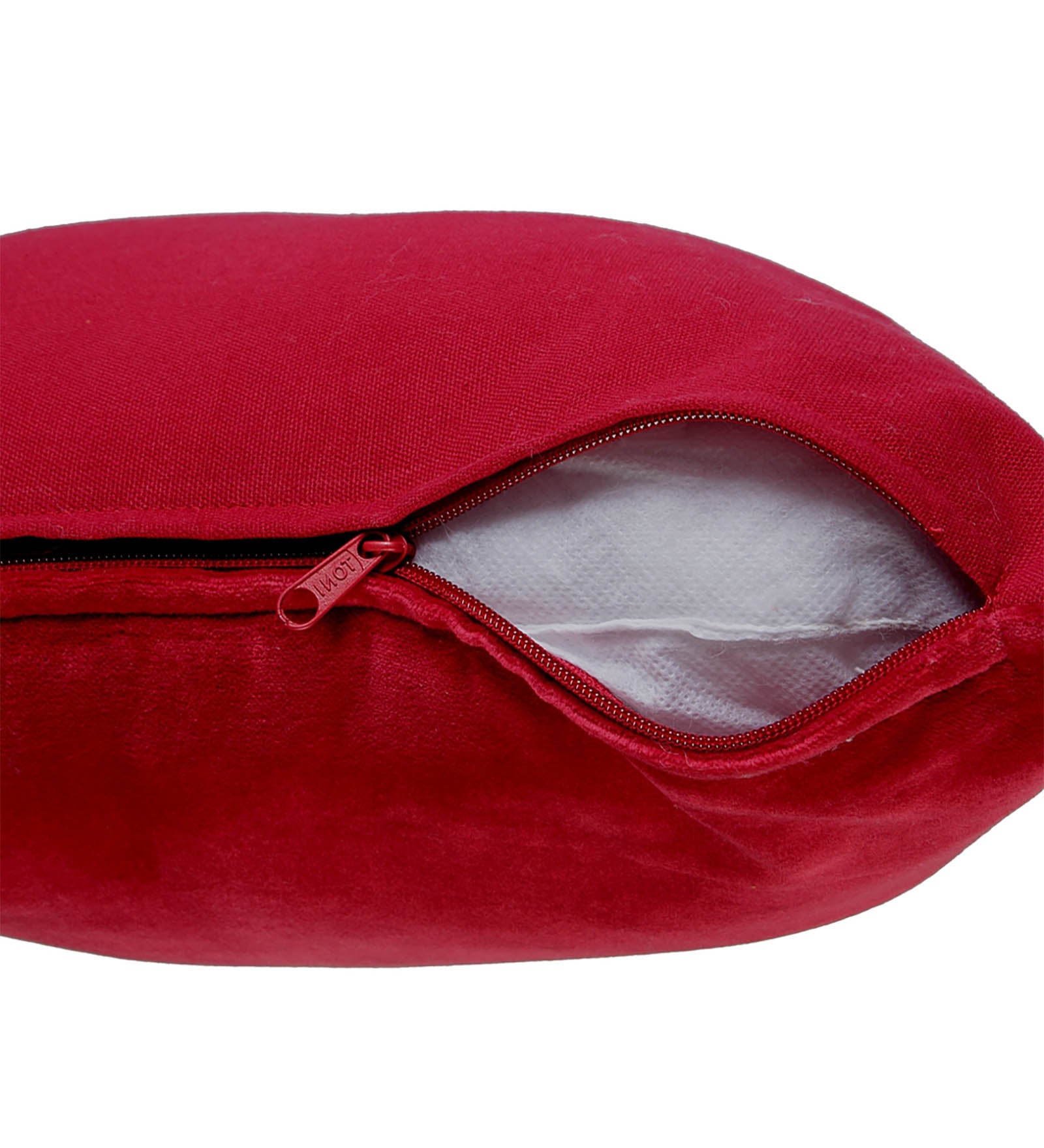 Blanc9 Set of 3 Red Velvet 40x40 CM Cushion Covers