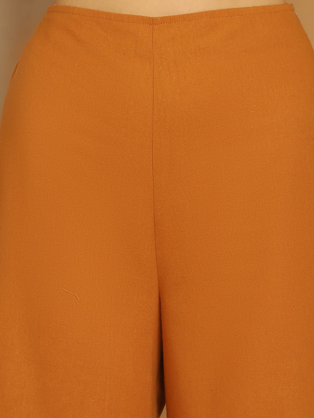 BLANC9MustardHighNeckZipperDetailCo-OrdSet