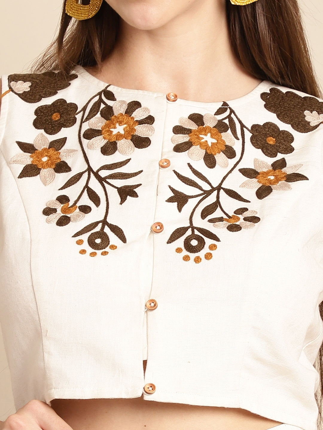 Blanc9 Beige Co-Ord Set With Trousers-B9ST133