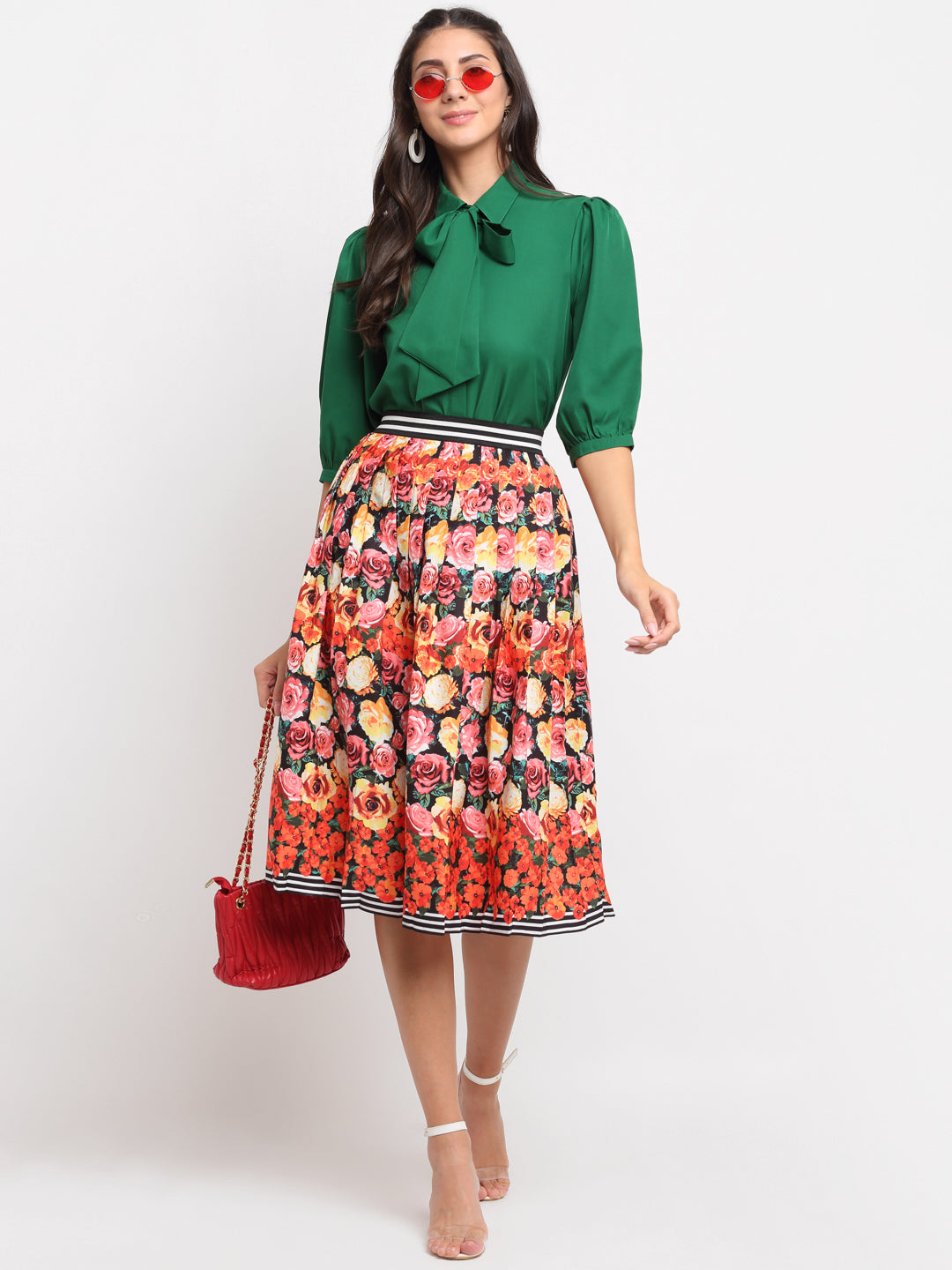 Blanc9 Blooming Dales Skirt with Shirt Set-B9ST55