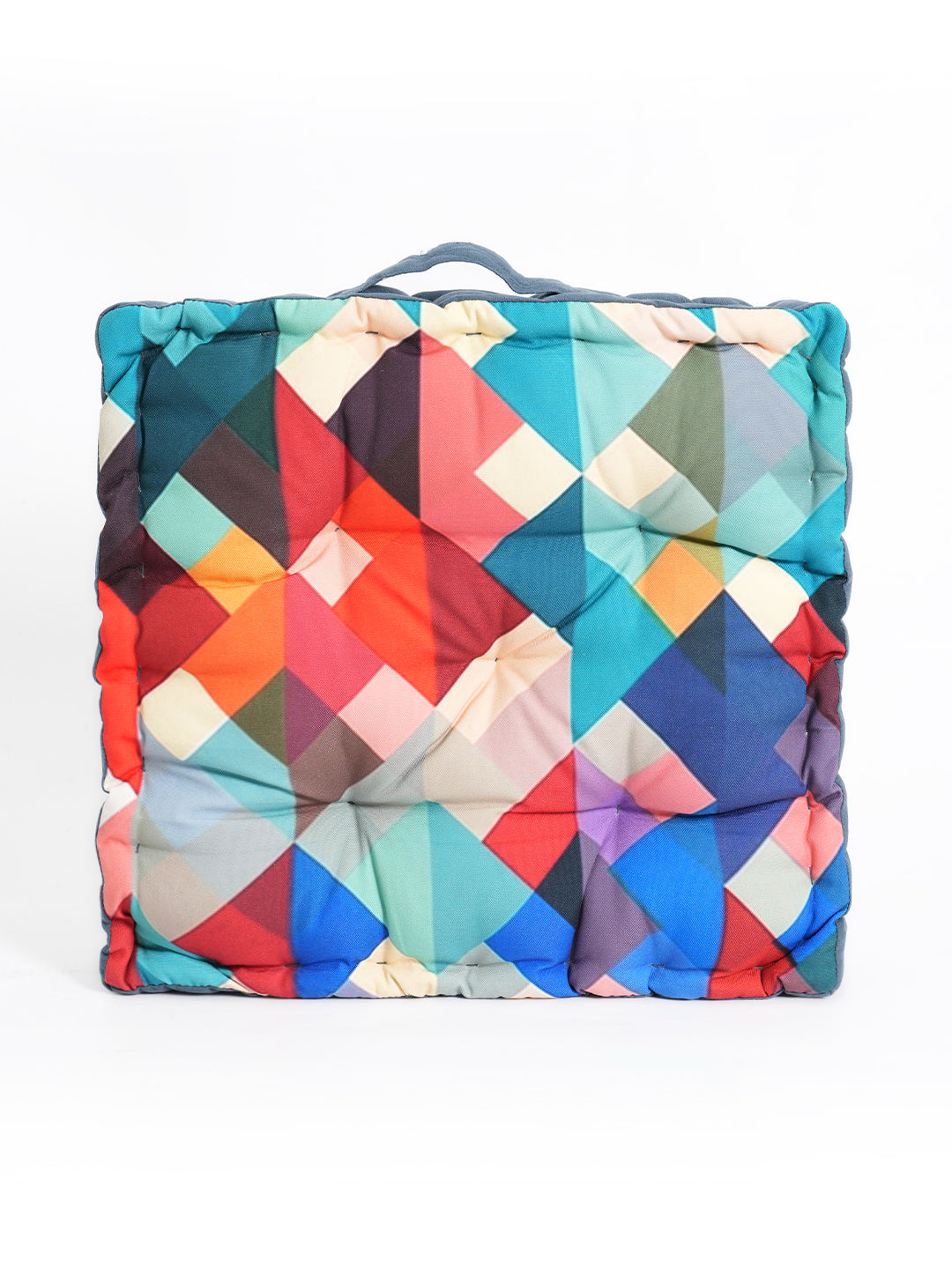 Blanc9 Blue Digital Printed Floor Cushion
