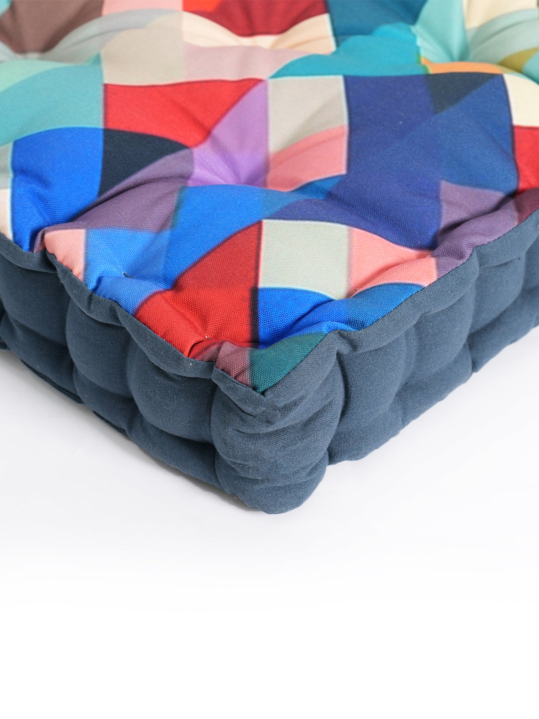Blanc9 Blue Digital Printed Floor Cushion