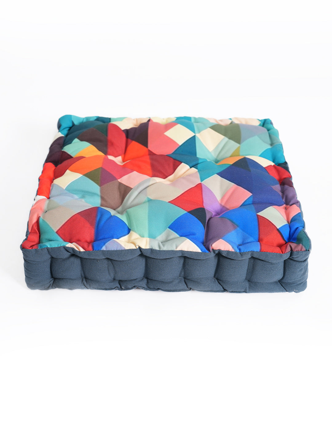 Blanc9 Blue Digital Printed Floor Cushion