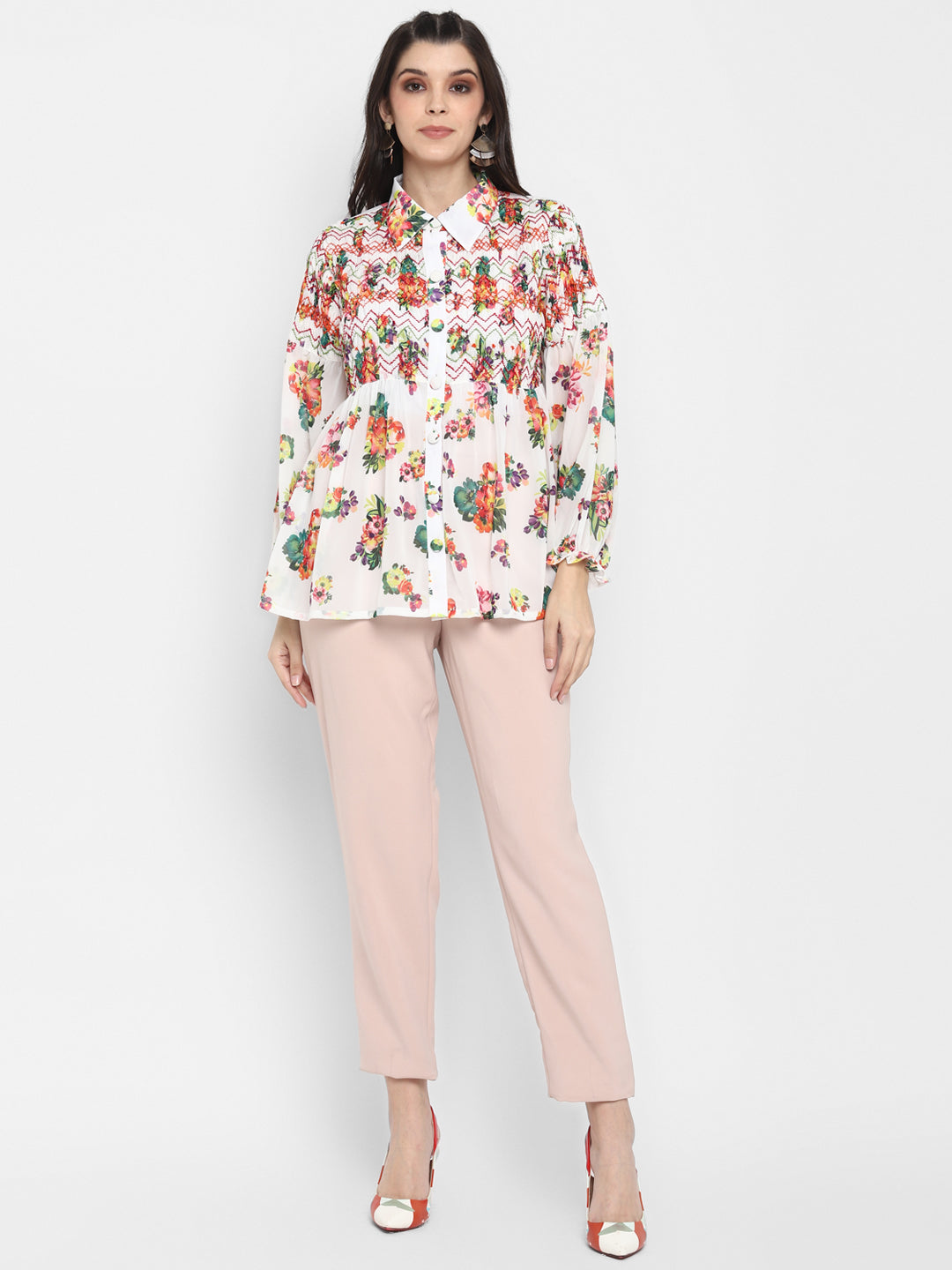 Blanc9 Bright Floral Top-B9TP65