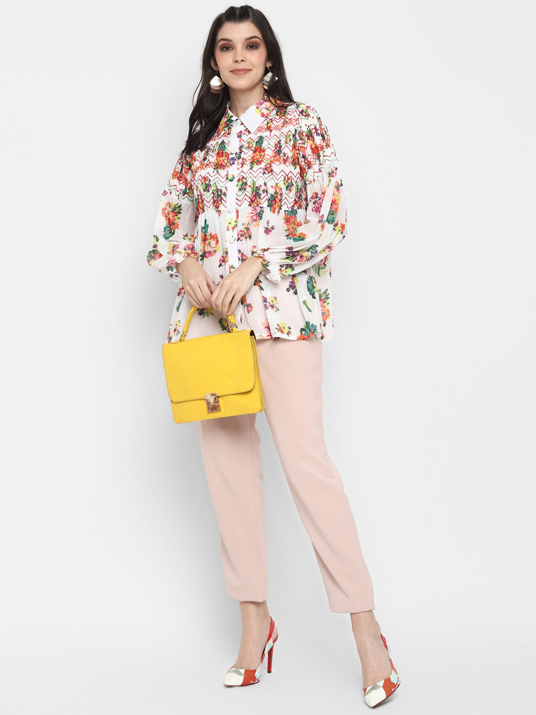 Blanc9 Bright Floral Top-B9TP65