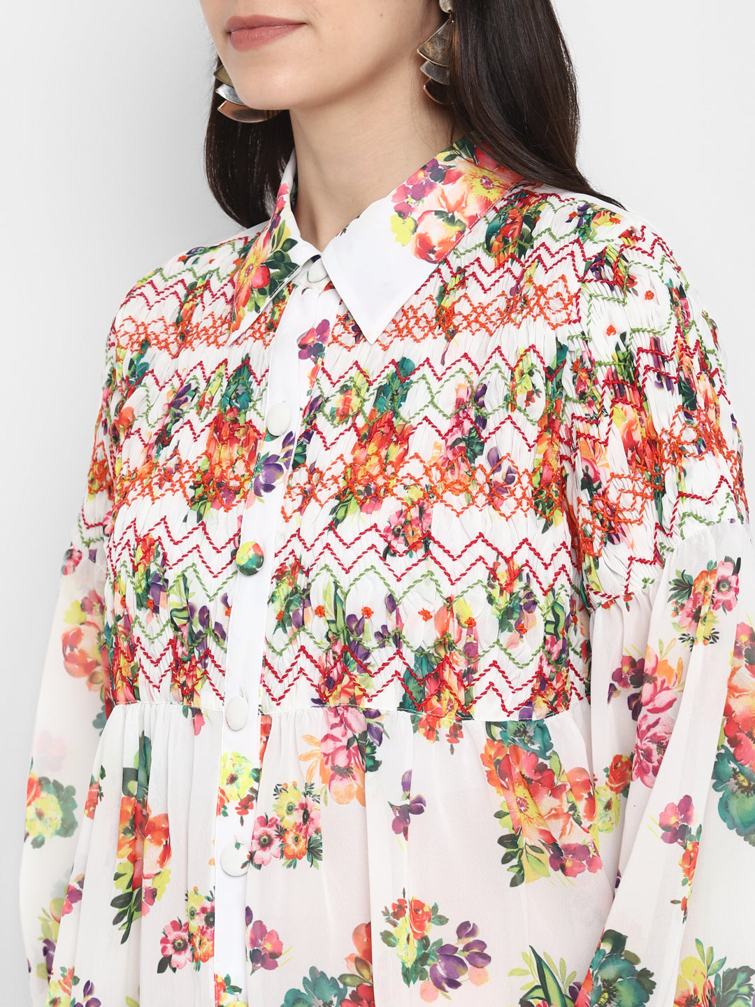 Blanc9 Bright Floral Top-B9TP65