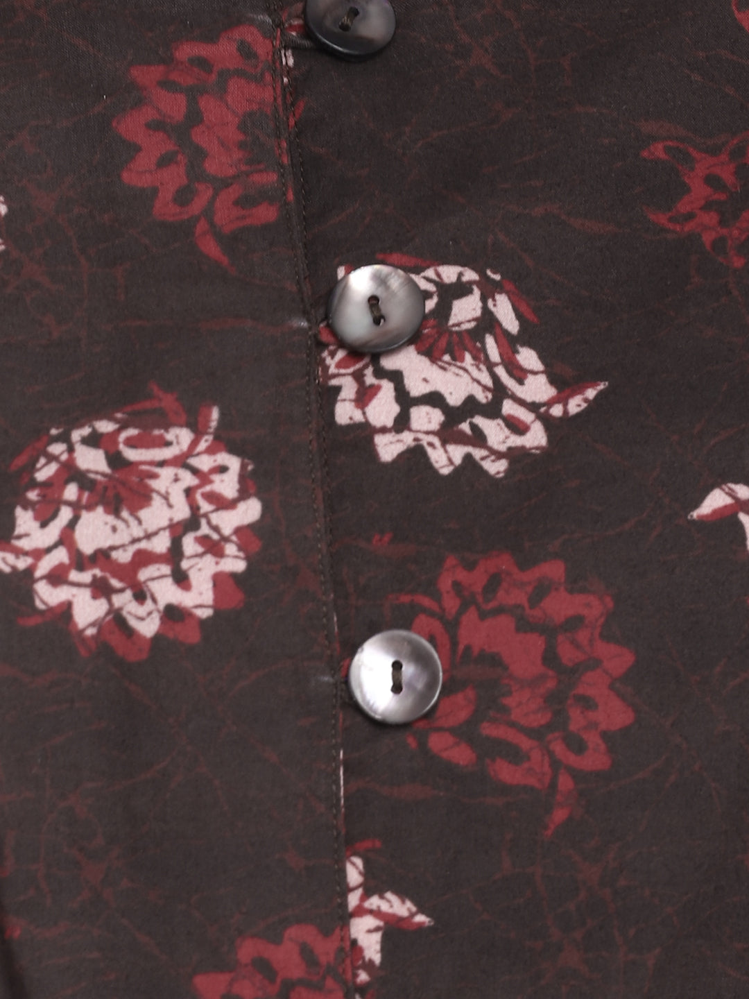 Blanc9 Batik Print Flare Jumpsuit