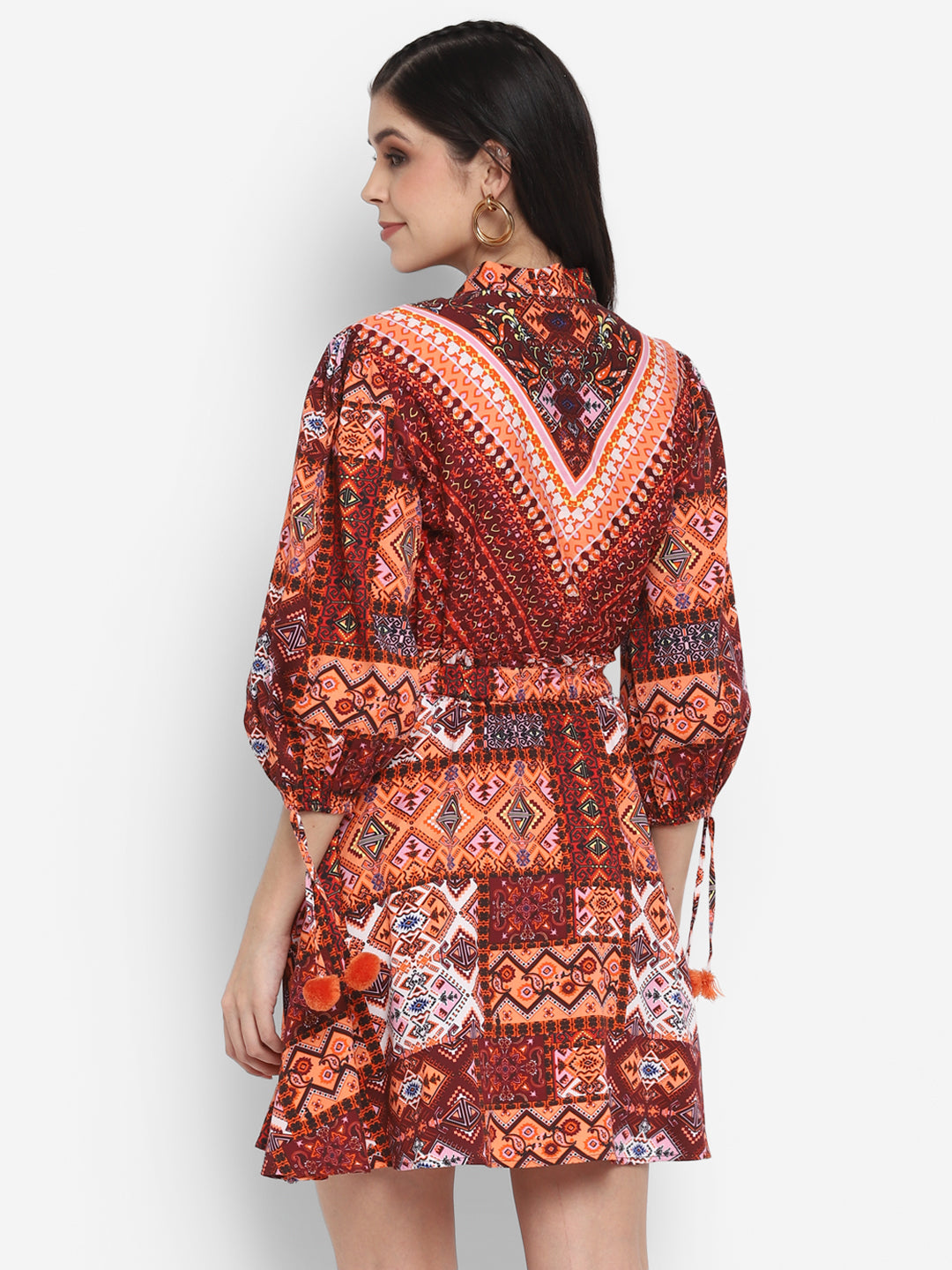 Blanc9 Boho Printed Dress