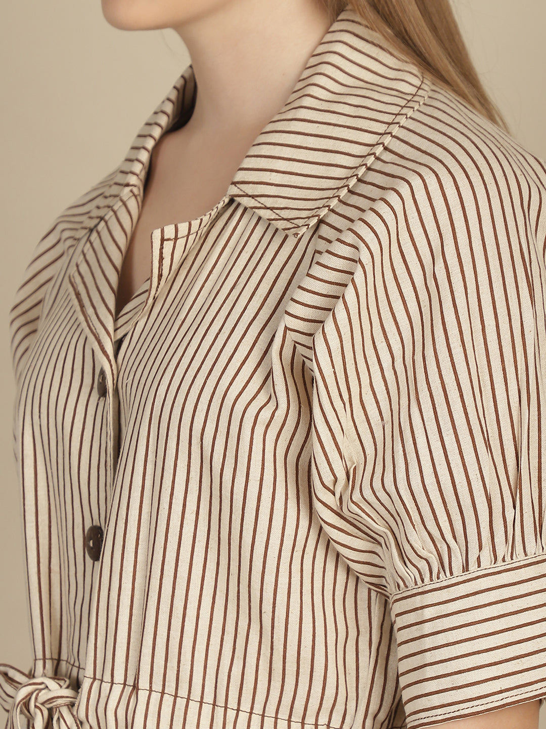 Blanc9Brown_BeigeStriperShacket_Trouse
