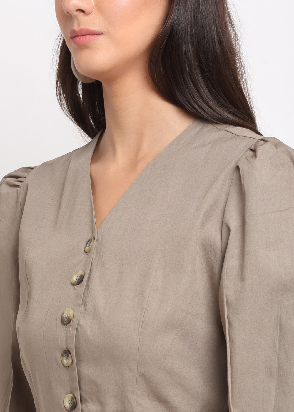 Blanc9 Brown knee length Dress
