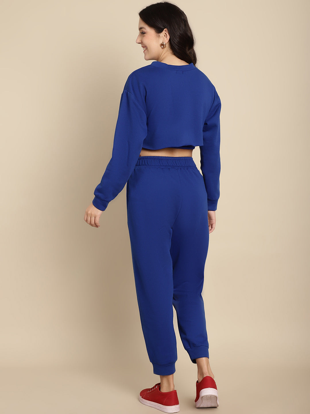 Blanc9 CROPPED SWEATSHIRT WITH CAMI & JOGGER