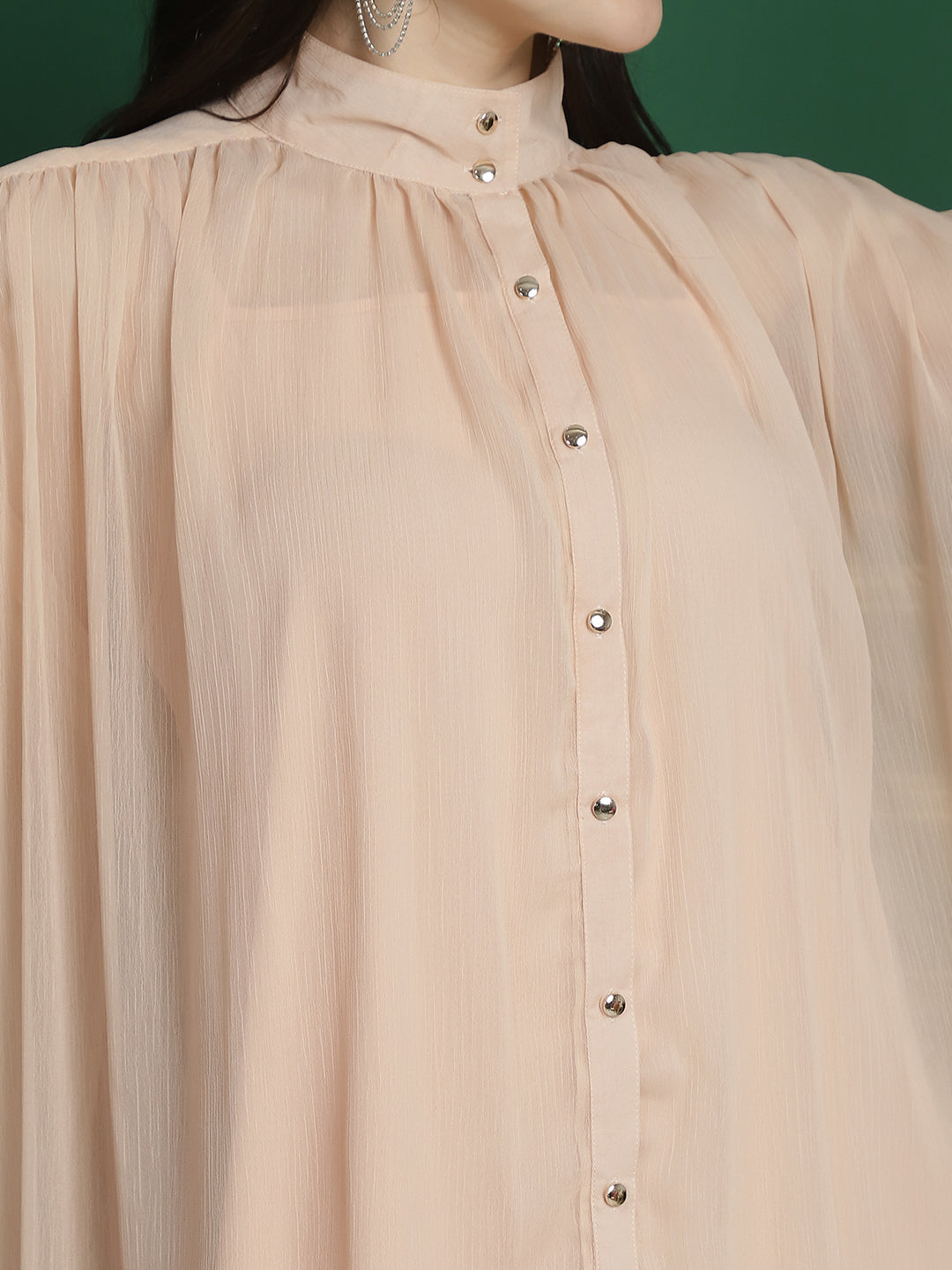 Blanc9ChiffonDressWithBelt