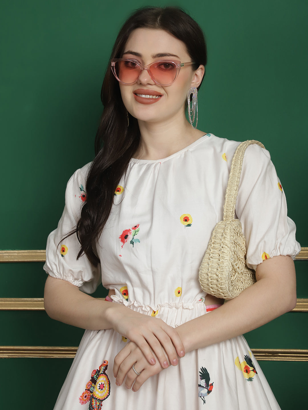 Blanc9Cut-OutBorderPrintedDress-2
