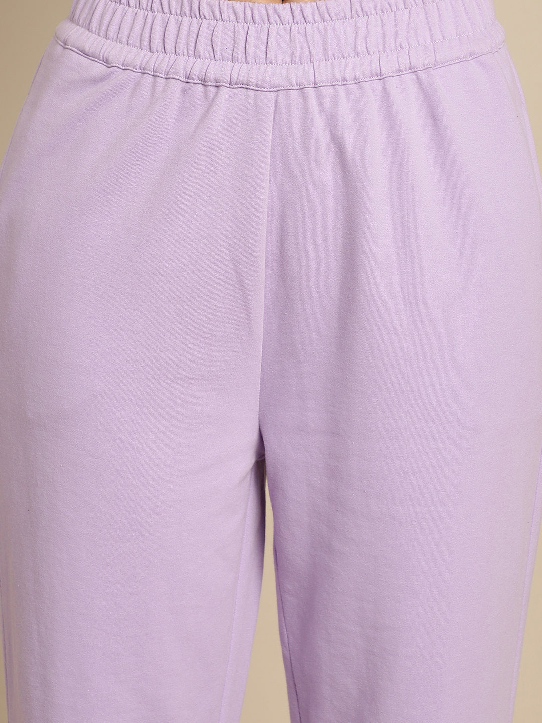 Blanc9 Floral Stone Work Sweatshirt With Jogger Set