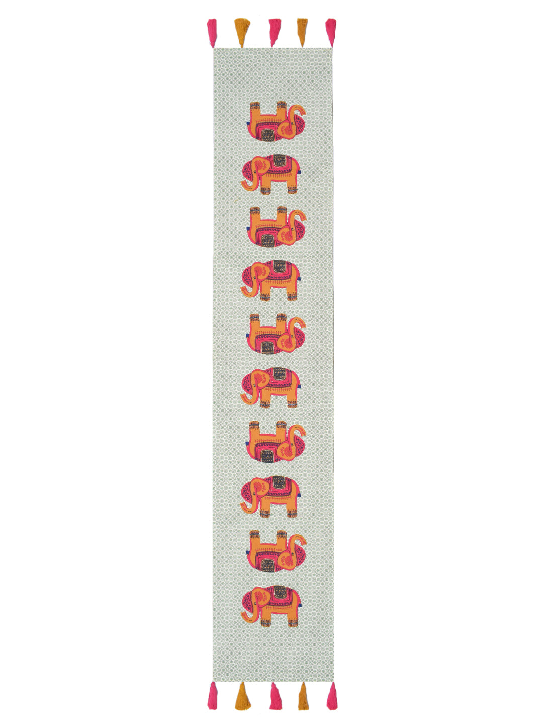 Blanc9 Gaja Cotton Printed Table Runner-B9TR35