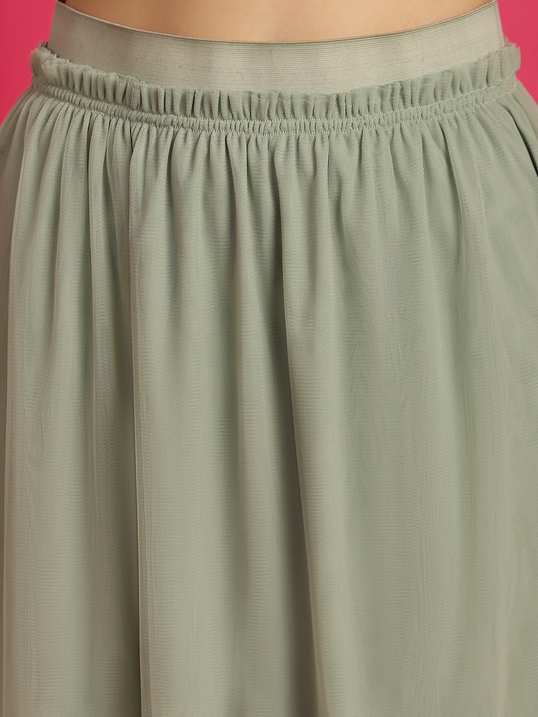 Blanc9GreenLacyTopwithMeshSkirtCo-ordSet-B9ST117
