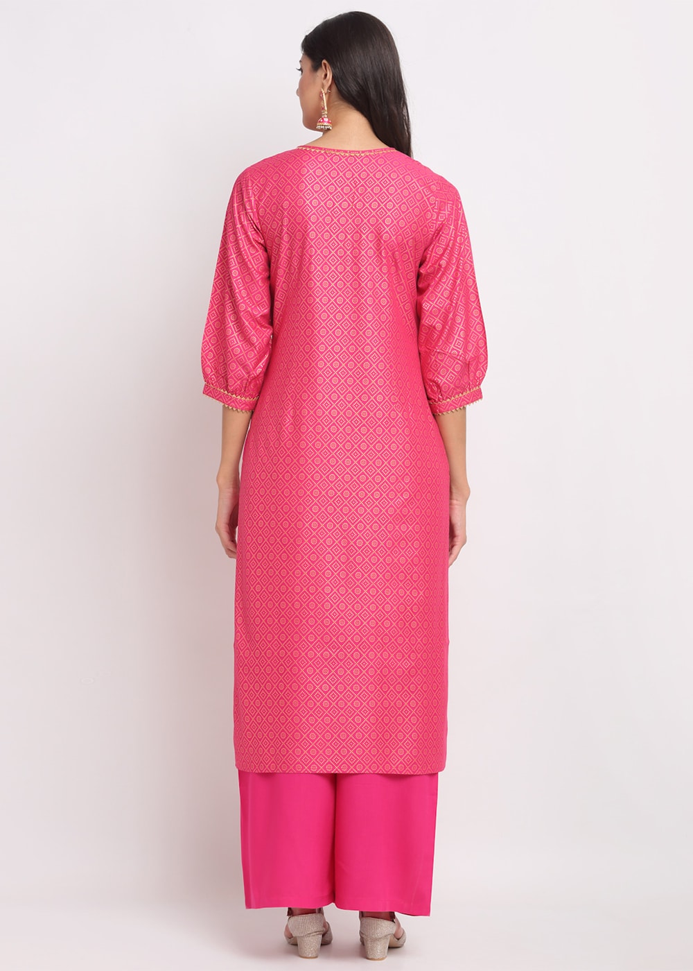 Blanc9 Grid Foil Kurti-B9FV01P