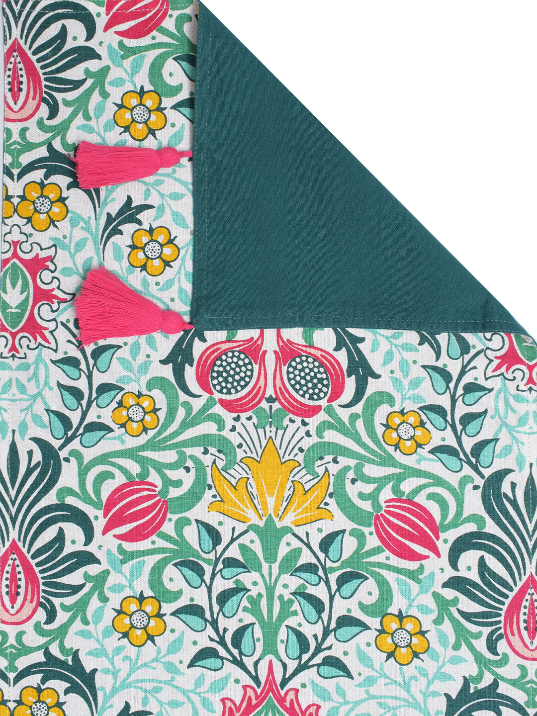Blanc9 Isla Cotton Printed 4/6 Seater Table Runner