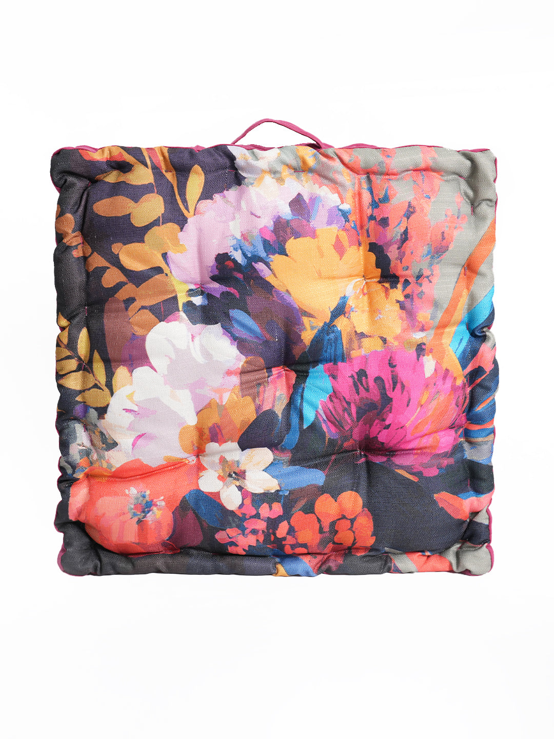 Blanc9MaroonDigitallyPrintedFloorCushion
