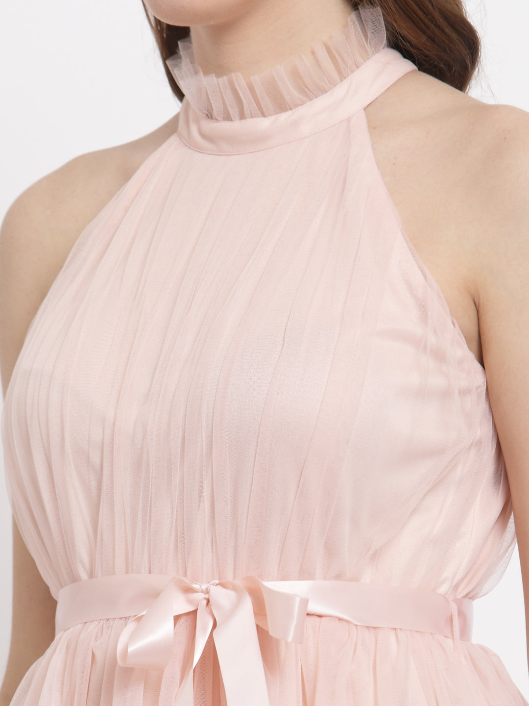 Blanc9 Mesh Layered Pretty Dress-B9DR108A