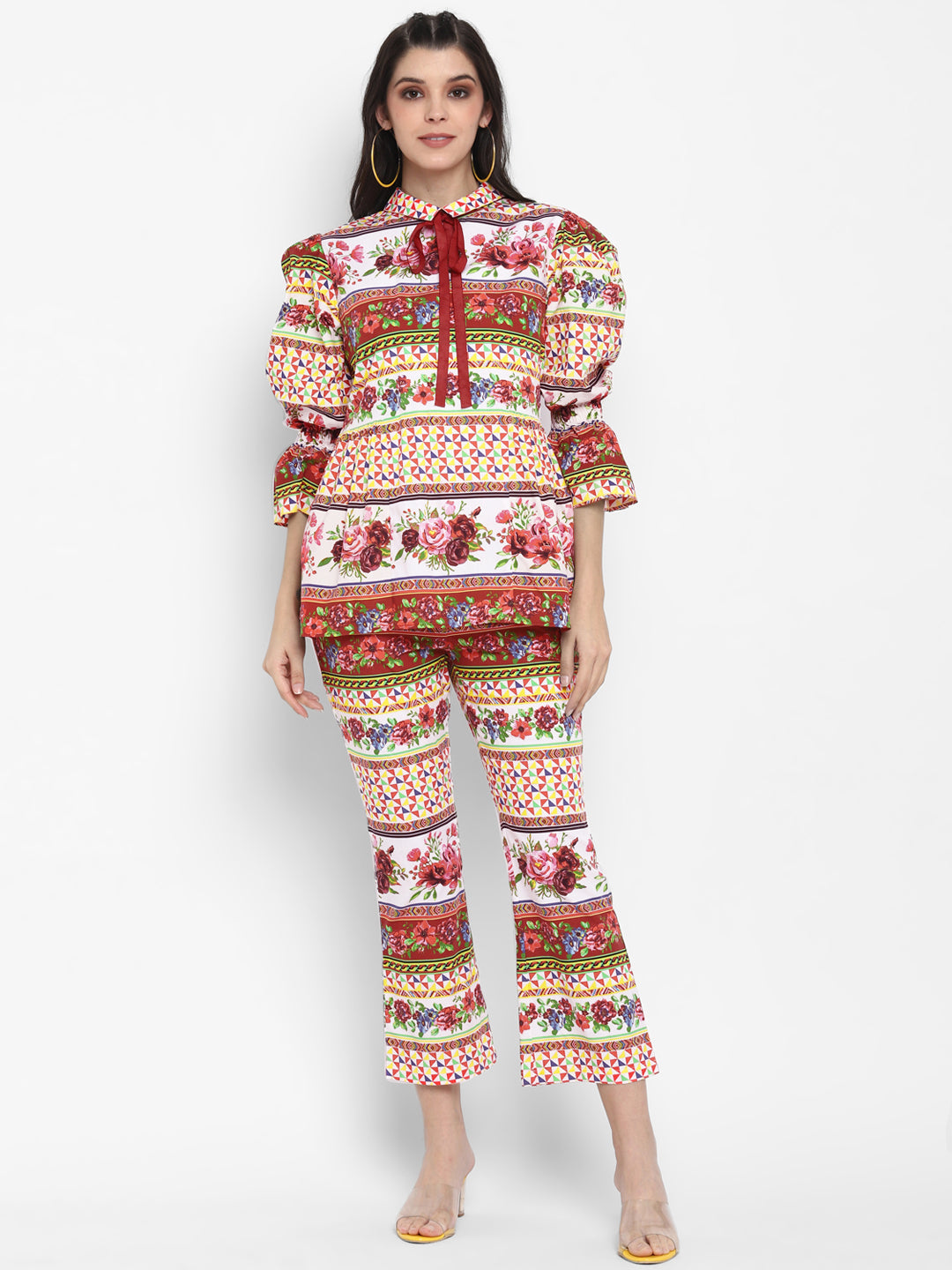 Blanc9 Multi-Coloured Floral Set-B9ST41