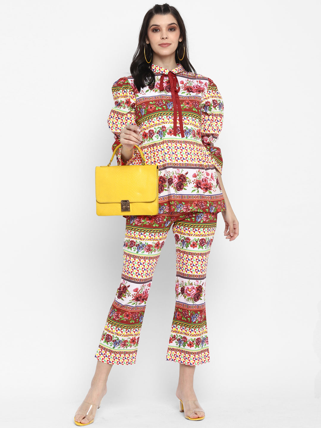 Blanc9 Multi-Coloured Floral Set-B9ST41