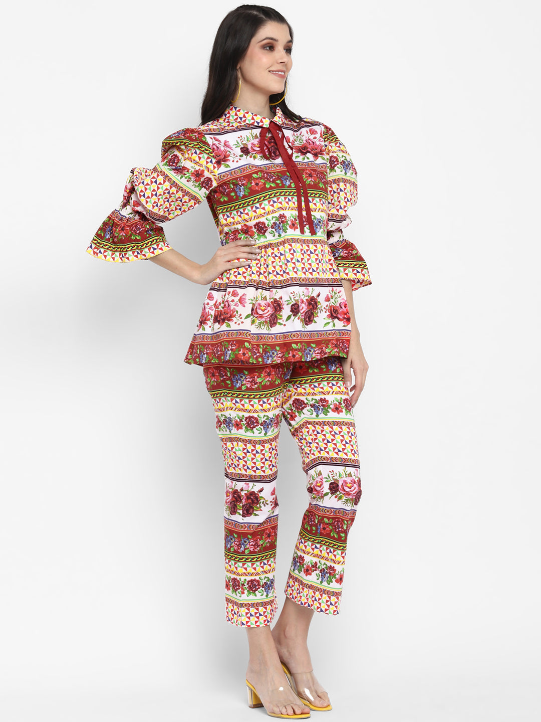 Blanc9 Multi-Coloured Floral Set-B9ST41