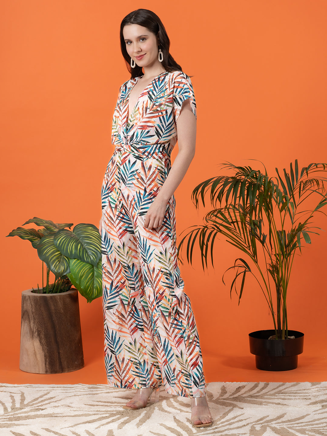 Blanc9Multi-coloredTropicalJumpsuit