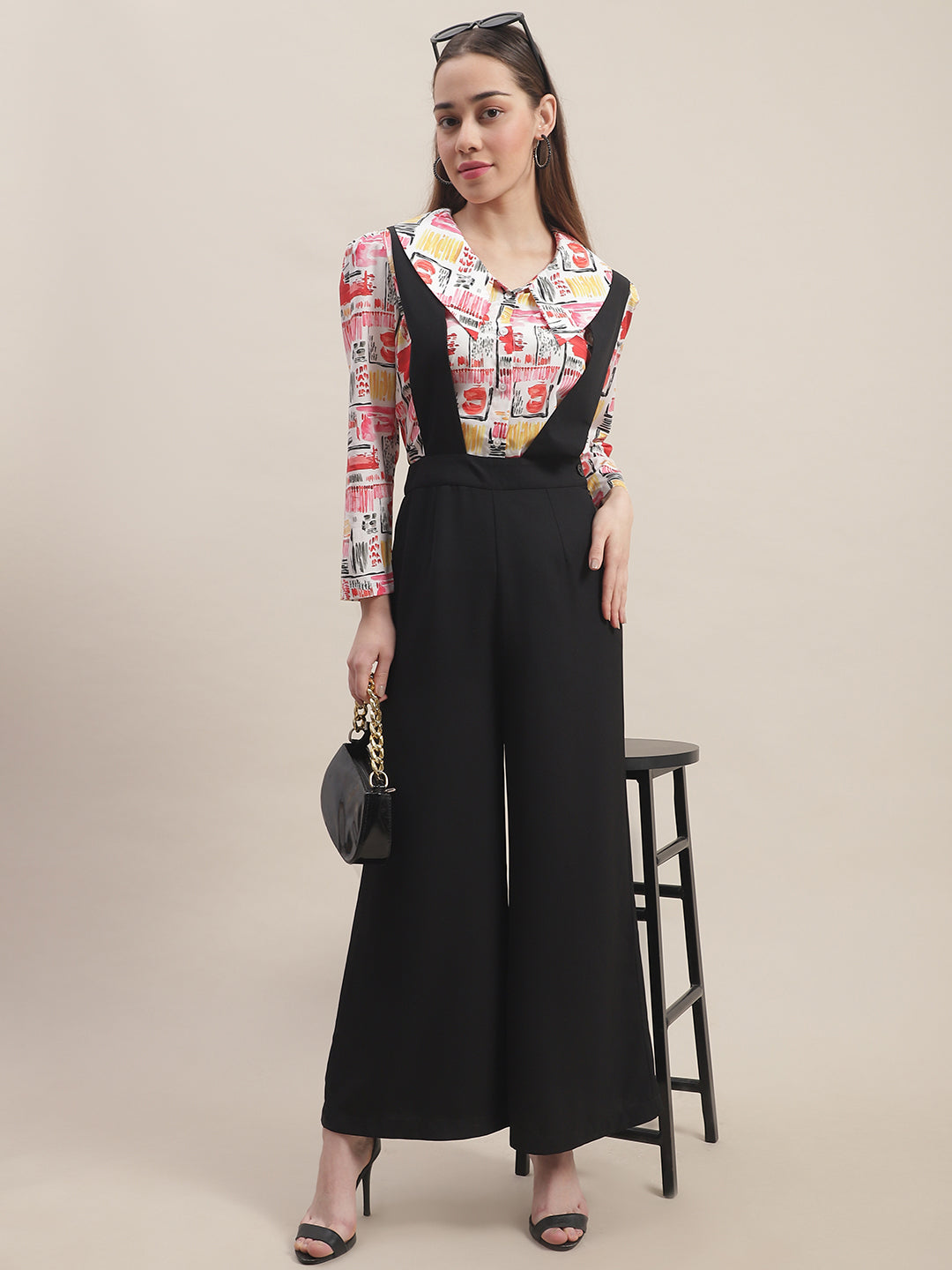 Blanc9 Multicoloured Printed Shirt With Pant Co-Ord Set