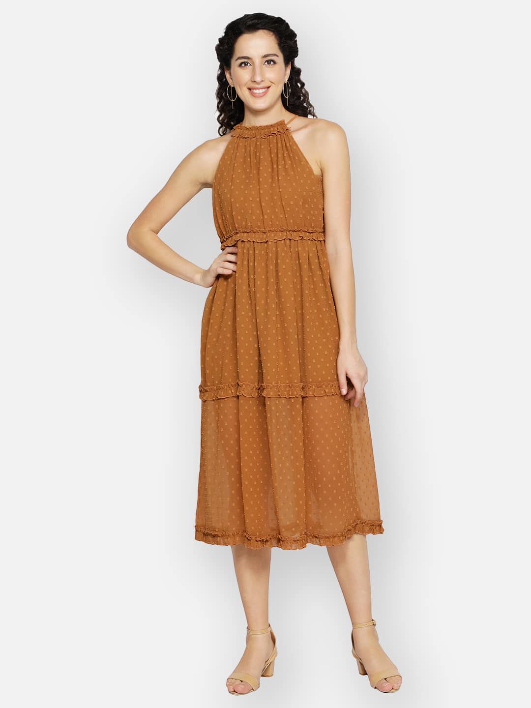 Blanc9 Desert Mustard Dress