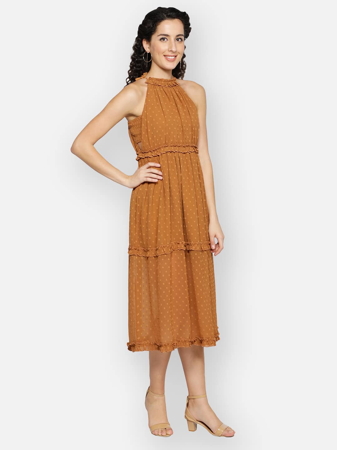 Blanc9 Desert Mustard Dress