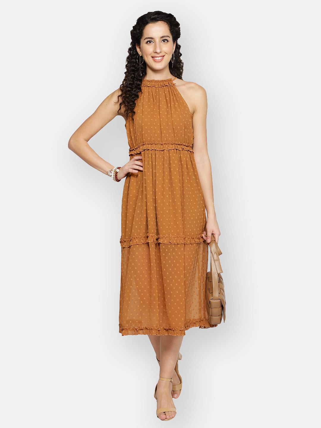 Blanc9 Desert Mustard Dress