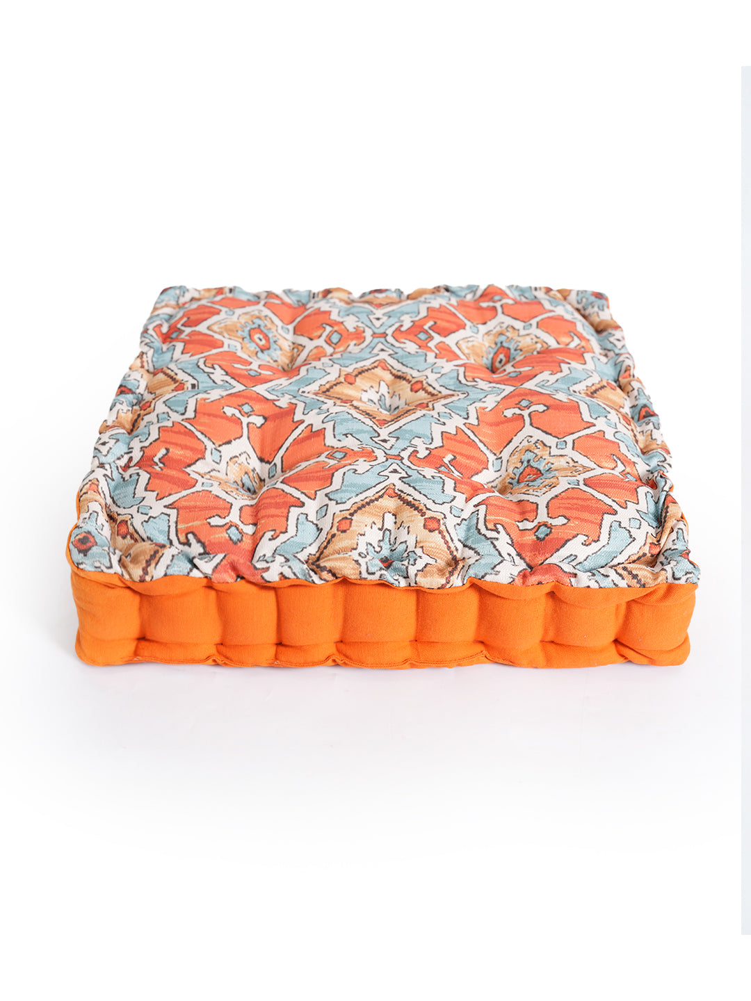 Blanc9OrangeDigitallyPrintedFloorCushion