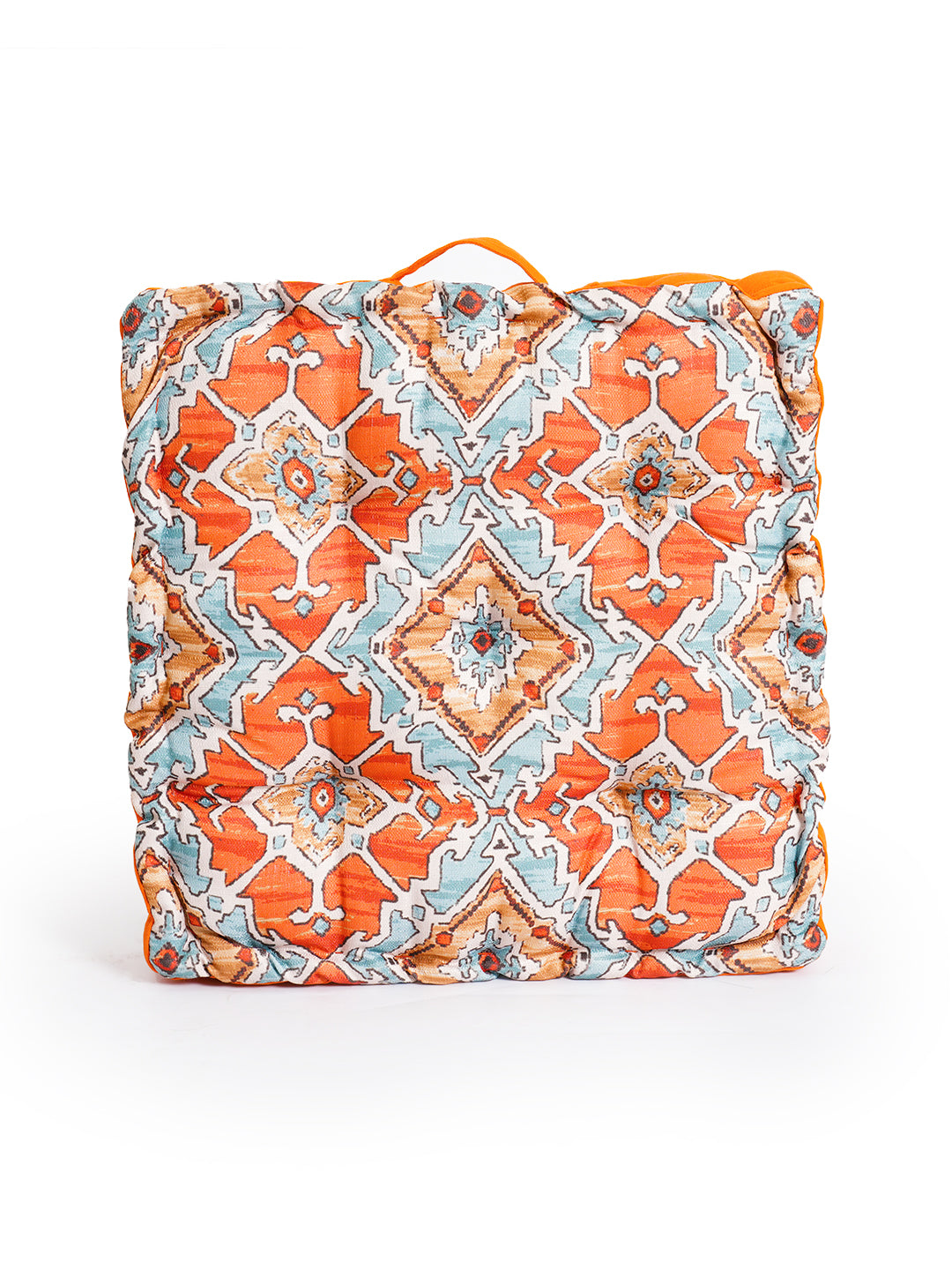 Blanc9OrangeDigitallyPrintedFloorCushion