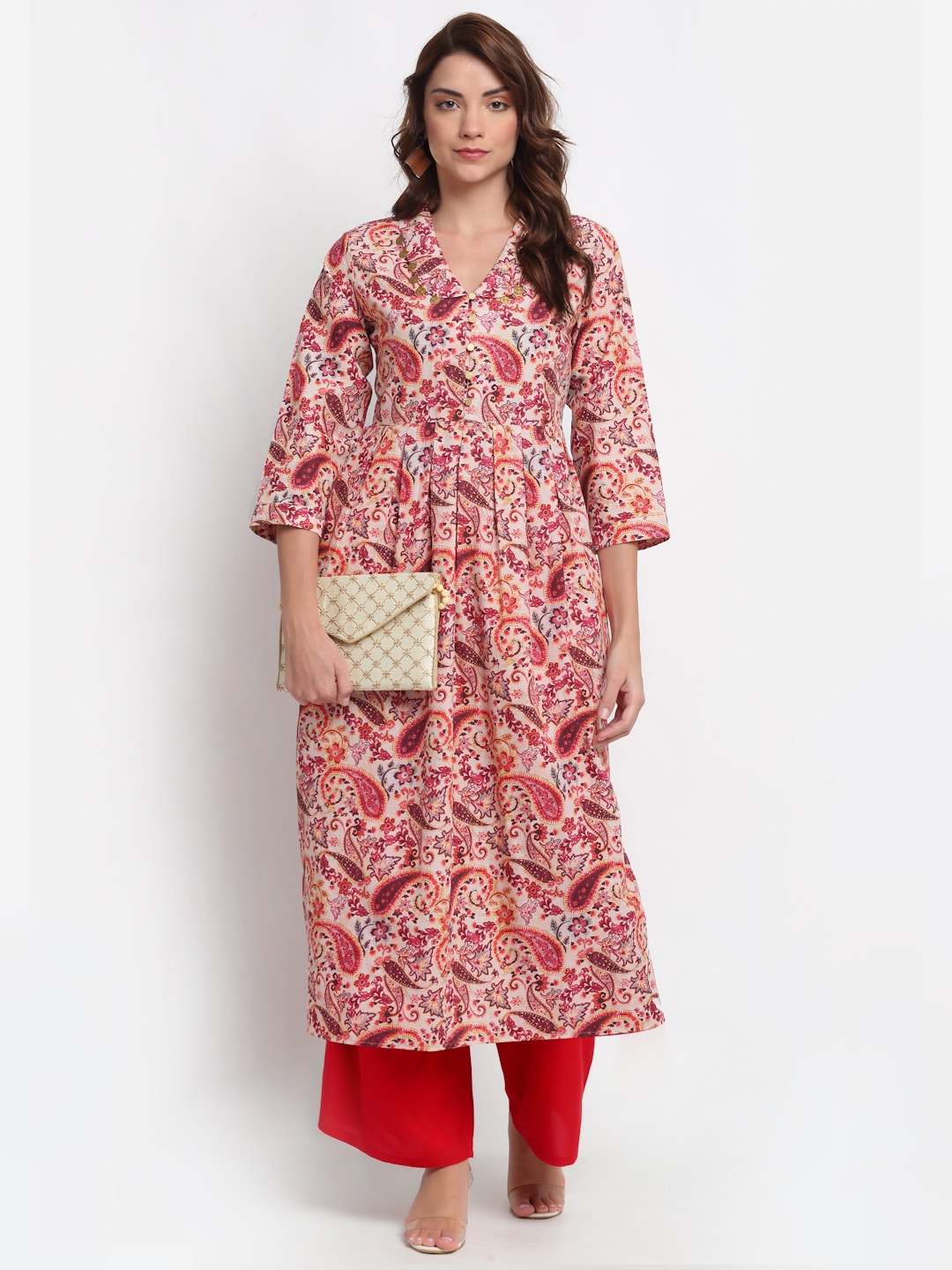 Blanc9 Paisley Printed Kurti-B9EW33