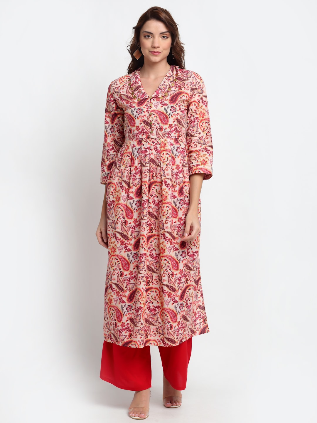 Blanc9 Paisley Printed Kurti-B9EW33