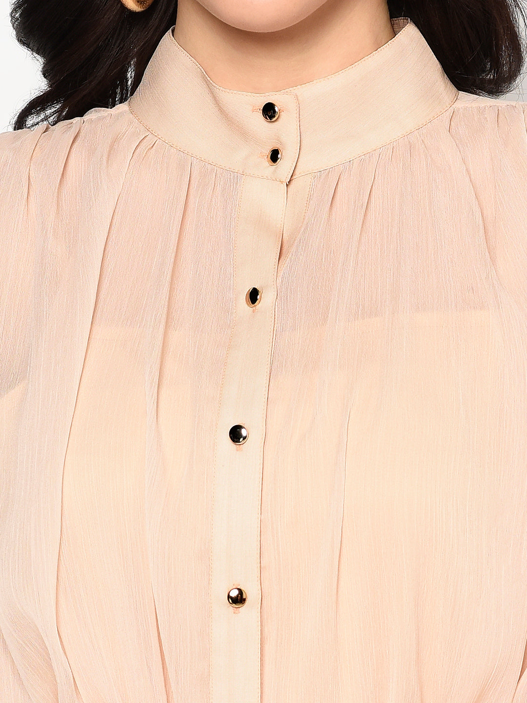 Blanc9 Peach Short Dress-B9DR43
