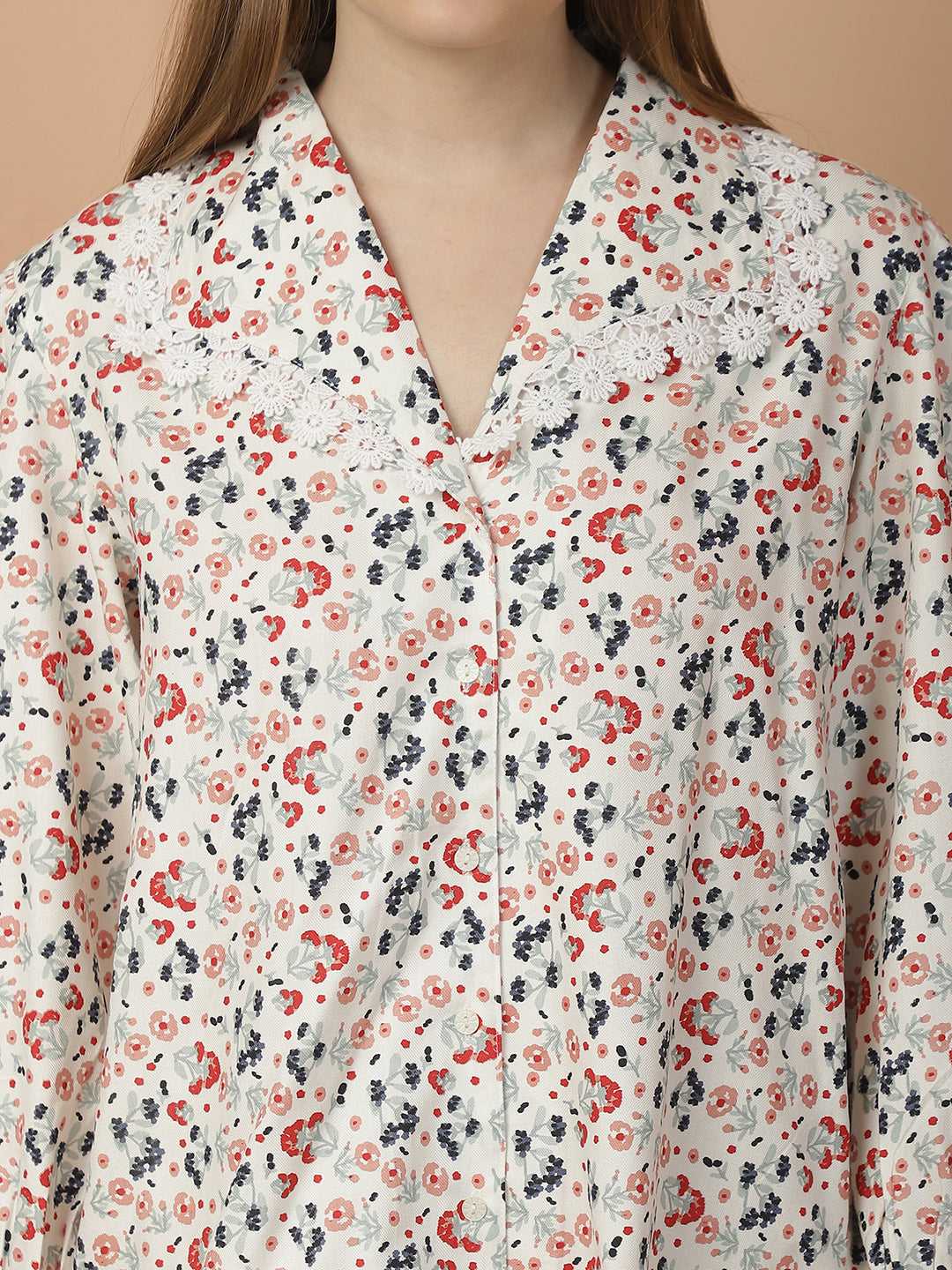 Blanc9PrintedTwillNightCottonPyjamaSet-B9NW82-