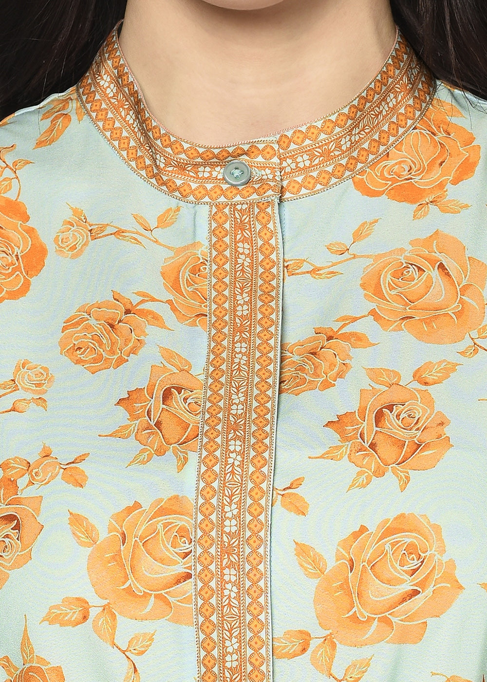 Blanc9 Rose Shirt-Skater Dress-B9DR41