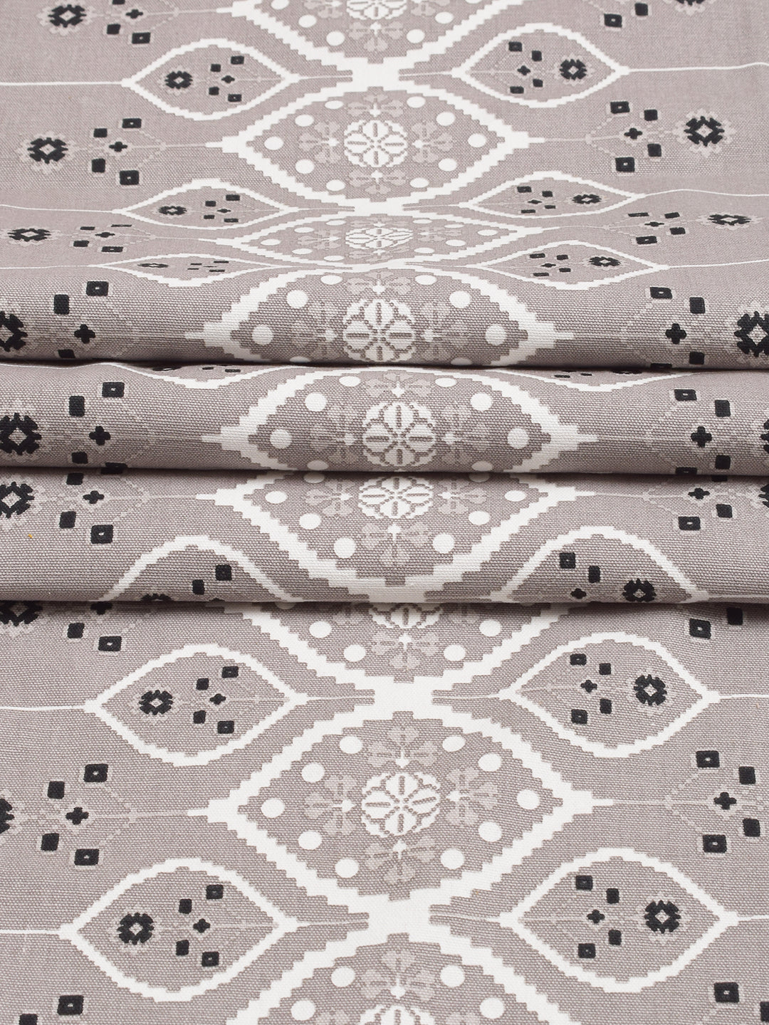 Blanc9 Rythm Cotton Printed 4/6 Seater Table Runner