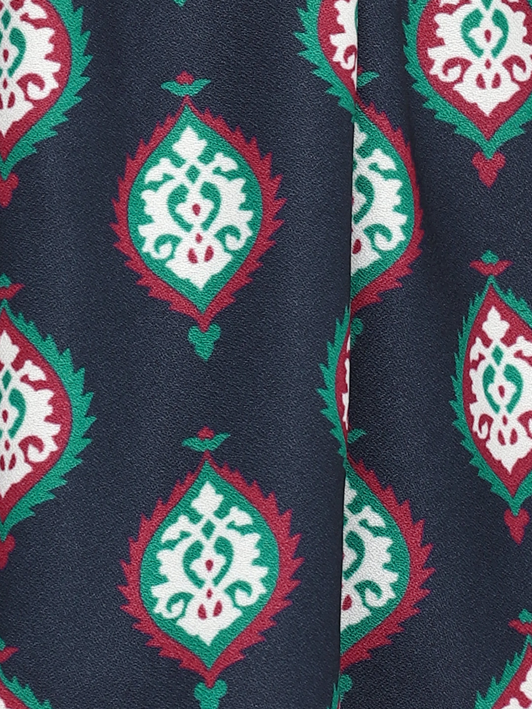 Blanc9 Scarf Printed Tier Dress