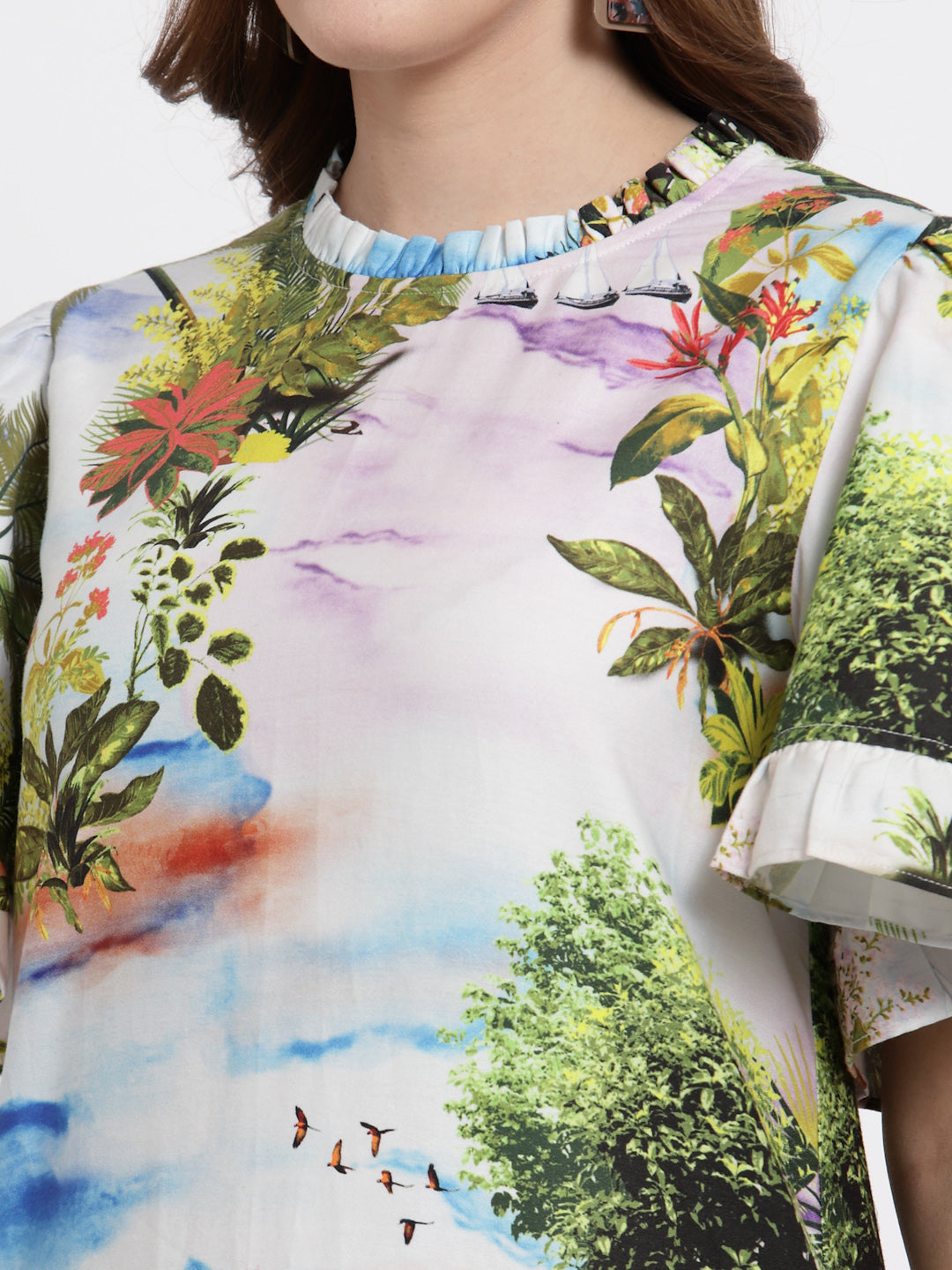 Blanc9 Tropical Dress-B9DR111
