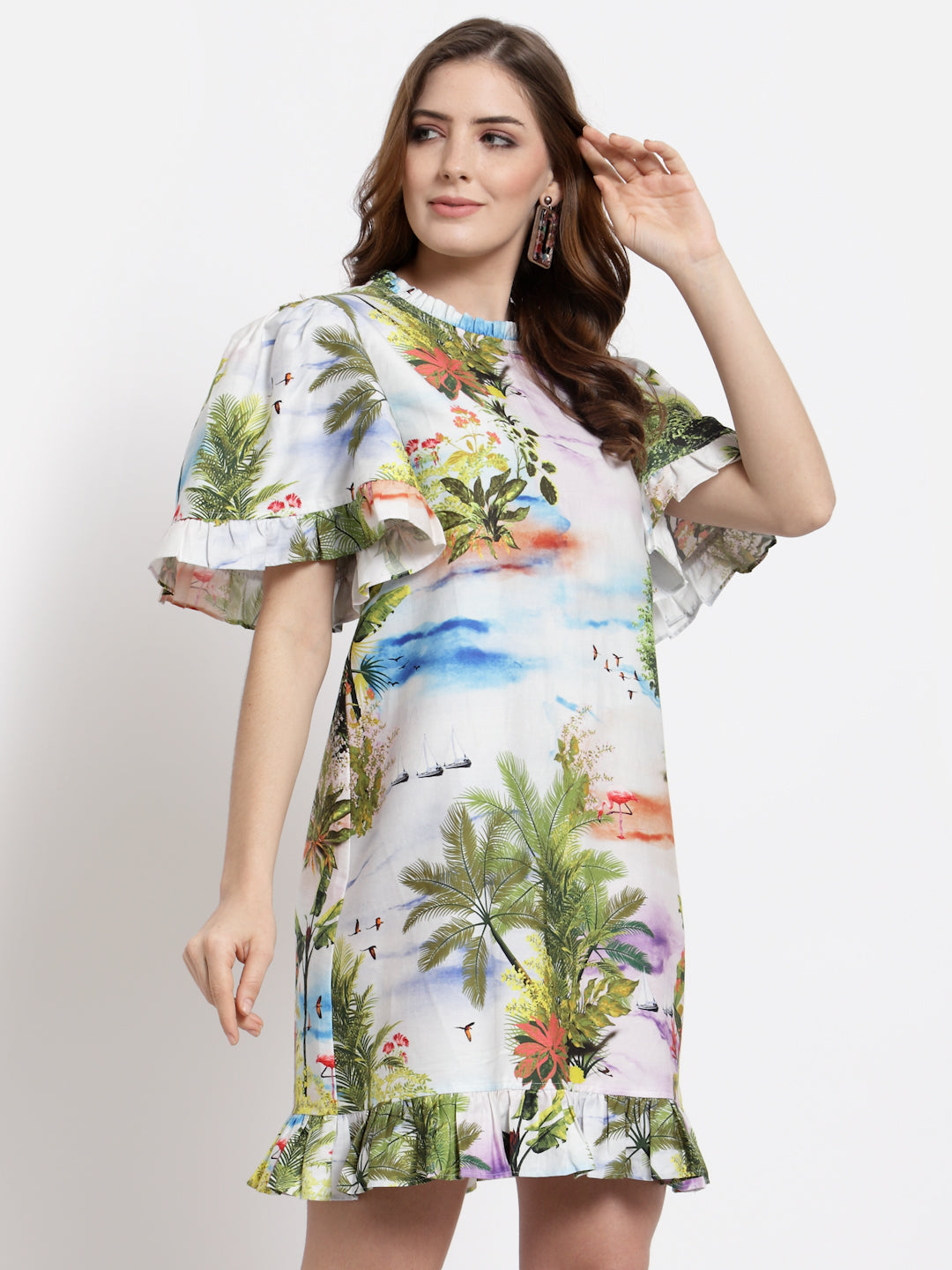 Blanc9 Tropical Dress-B9DR111