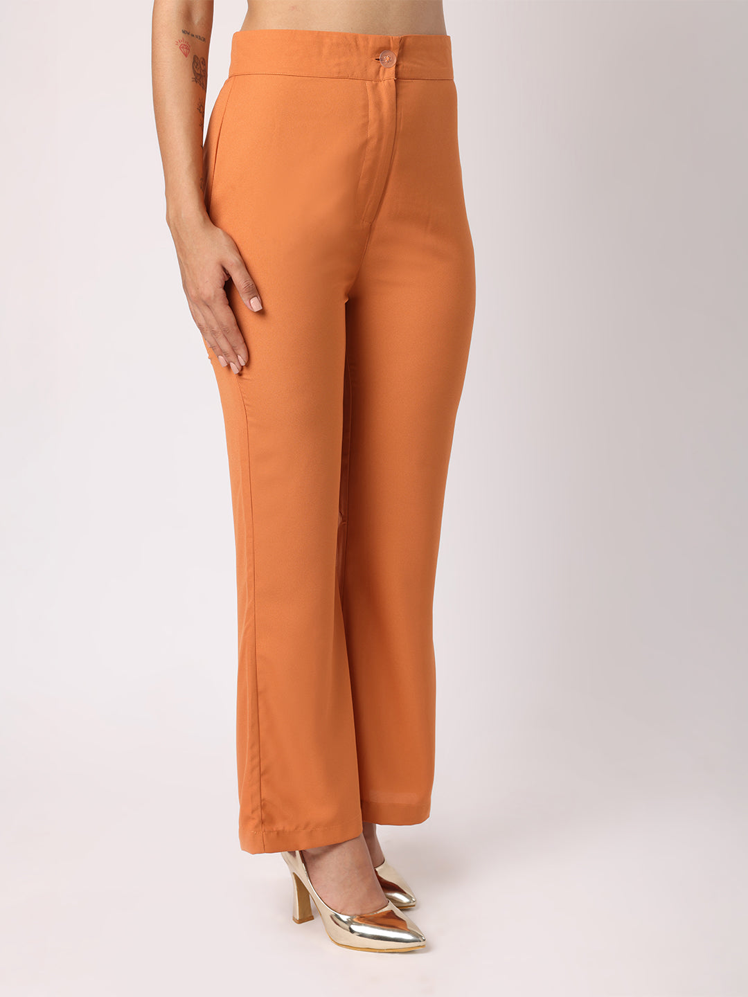 Blanc9 Women One- Shoulder Top With Trousers