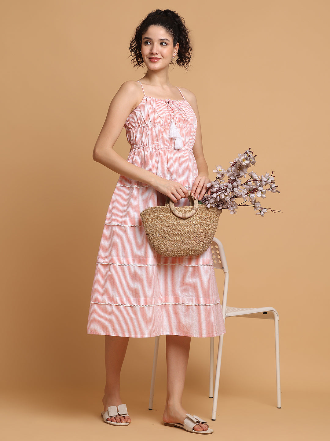 Blanc9 Women Strappy Breezy Summer Dress