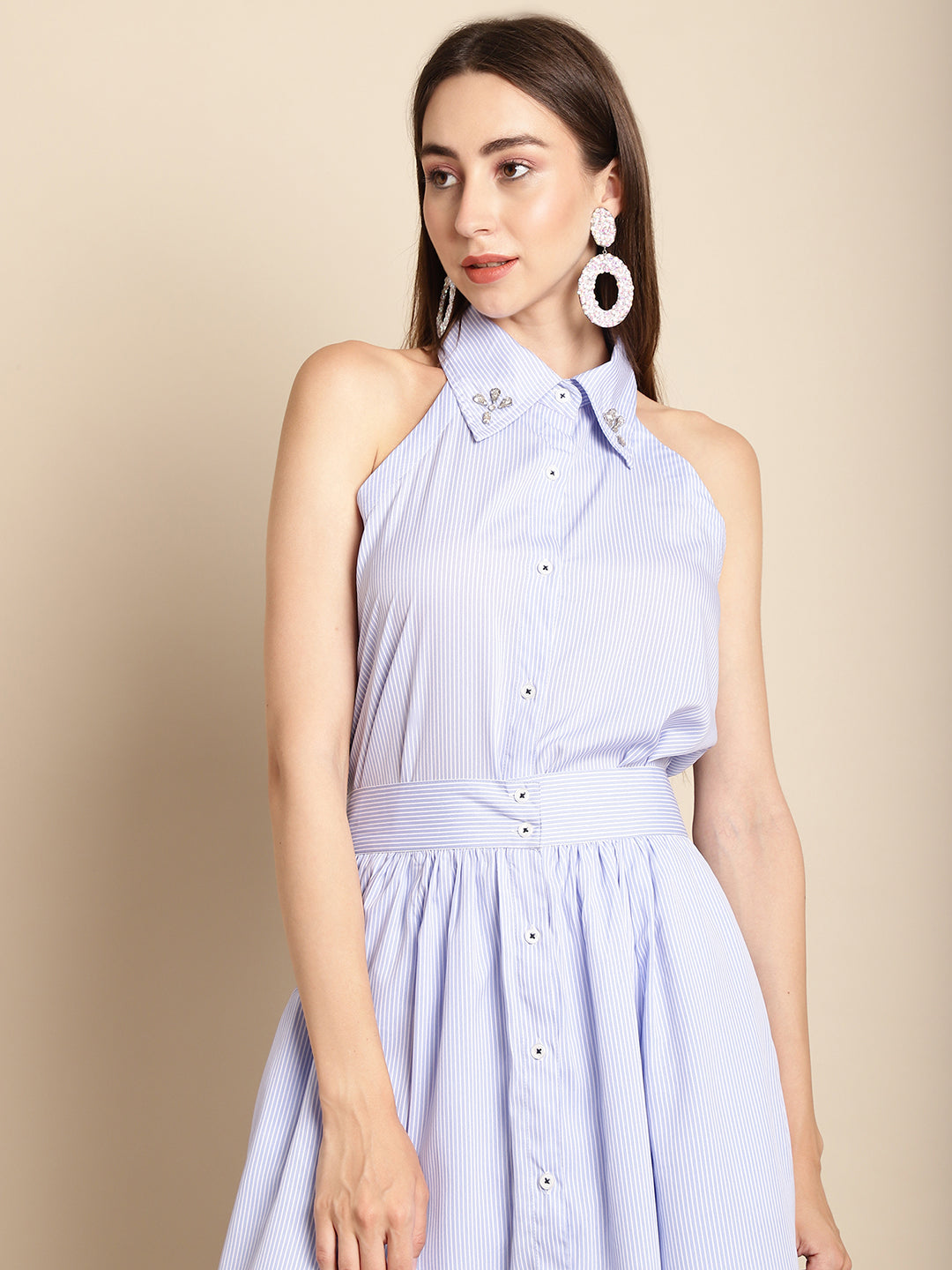 Blanc9 Wrap Skirt With Top Co-Ord Set
